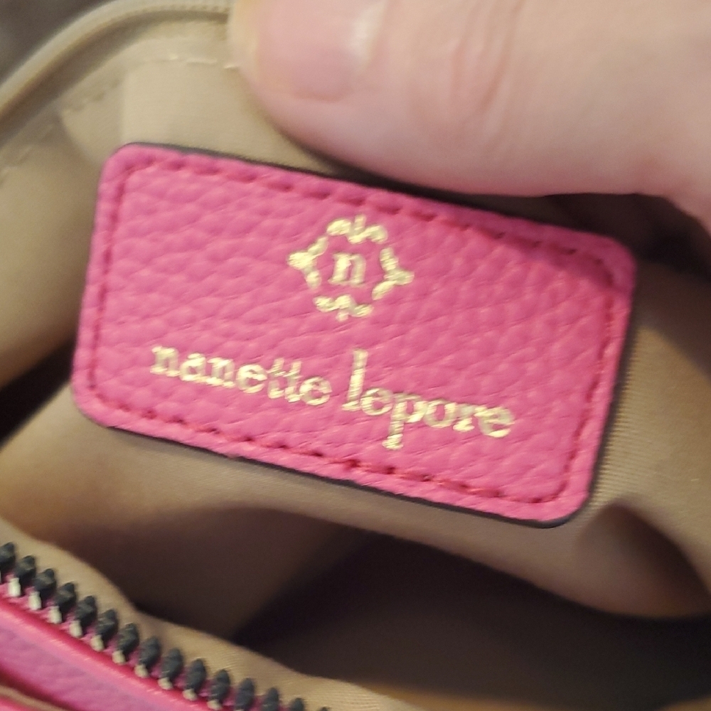 Nanette Lepore Pink Crossbody Bag with Detachable Strap (30) - Picture 6 of 12